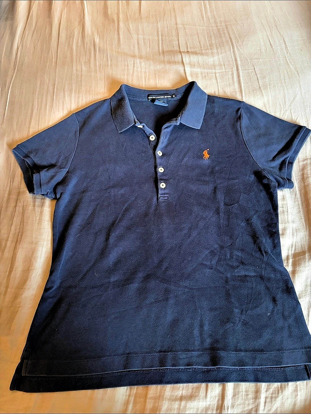 Ralph Lauren Sport Slim Fit Polo Shirt in Blue Size XL